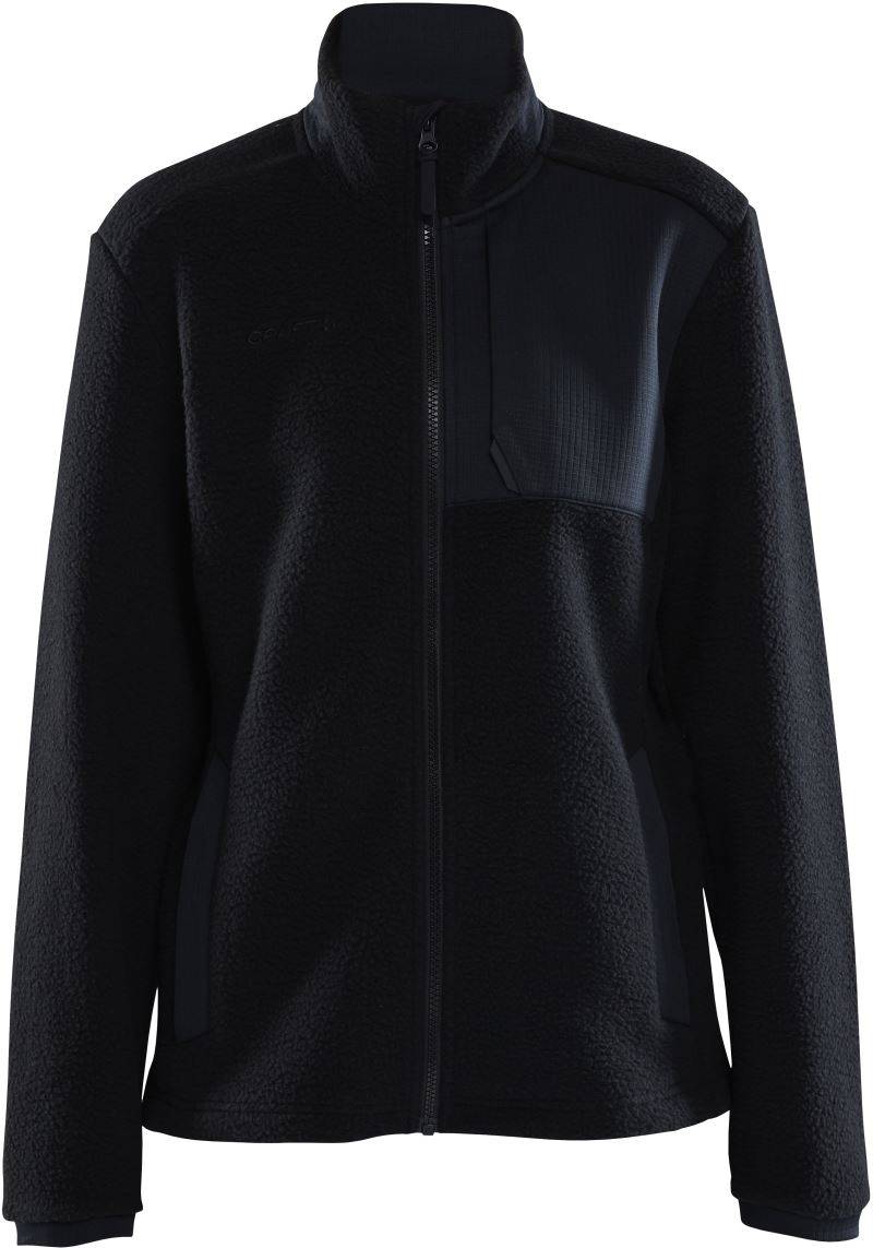 Craft Corp.| ADV Pile Fleece Jacket W, Dámska flís.bunda Sherpa, čierna, XS