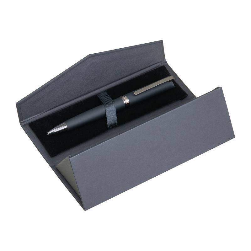 CrisMa guľôčkové pero z nehrdzavejúcej ocele, čierna
