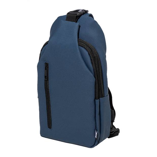 Crobud crossbody taška z RPET, modrá Dark Crobud crossbody taška z RPET, modrá Dark