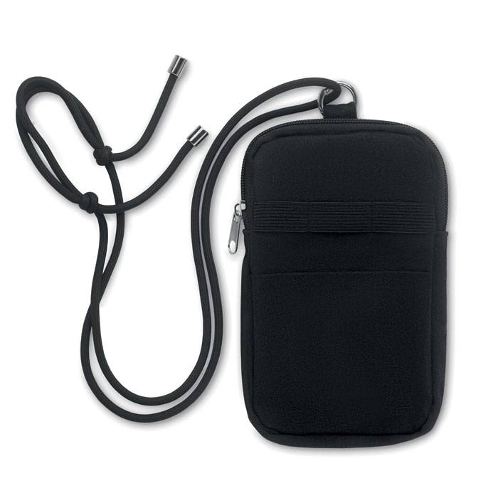 Crossbody taška na smartphone, čierna
