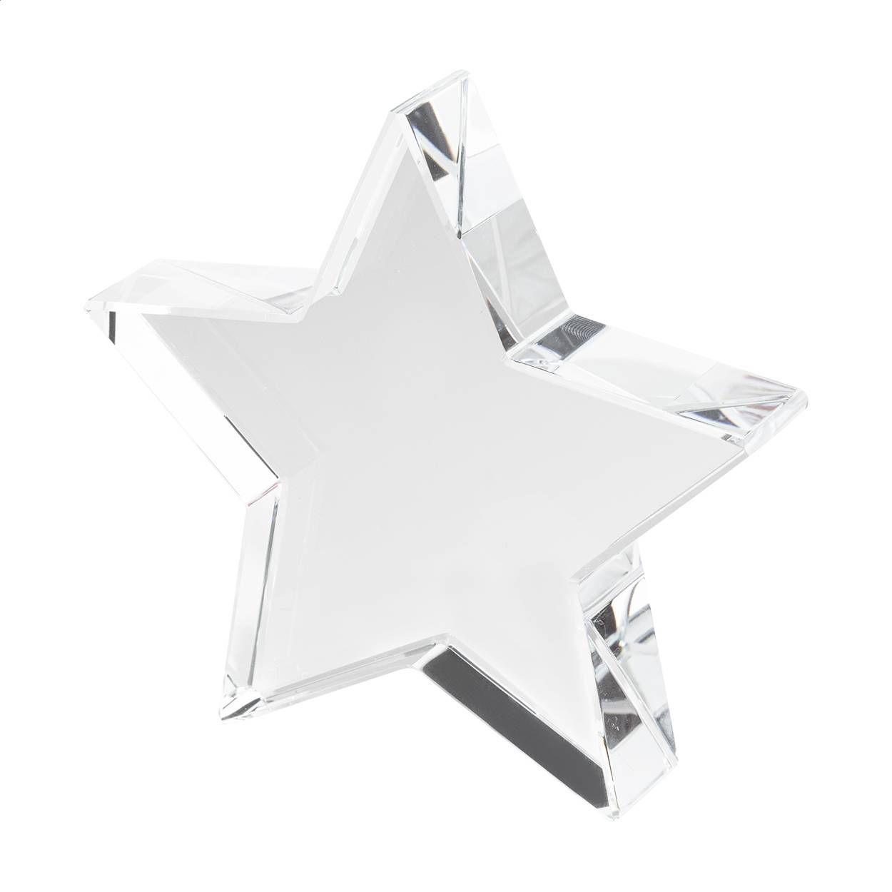 Crystar trofej s hviezdou, transparentná