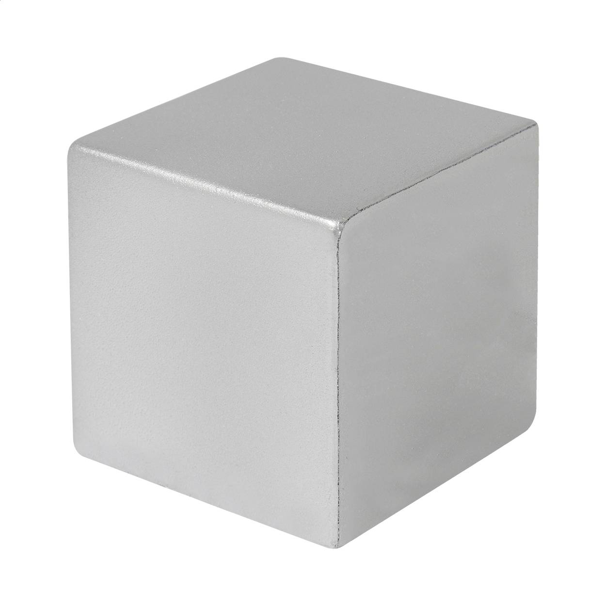 Cubix Shine metalický antistres, sivá Silver