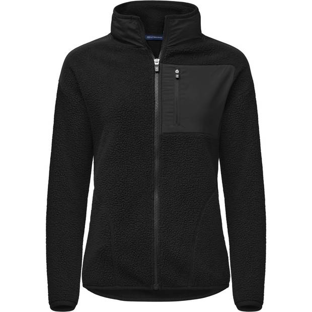 Cutter&Buck|Cascade Sherpa Women, Dámska flís.bunda Sherpa, čierna, XS Cutter&Buck|Cascade Sherpa Women, Dámska flís.bunda Sherpa, čierna, XS