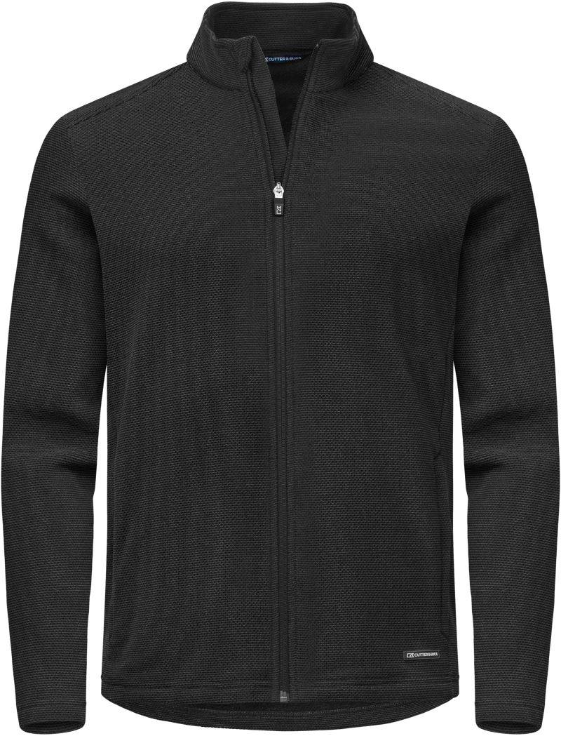 Cutter&Buck|Hunts Fleece Jacket Men, Pánska flís.bunda"Hunts Point", čierna, S