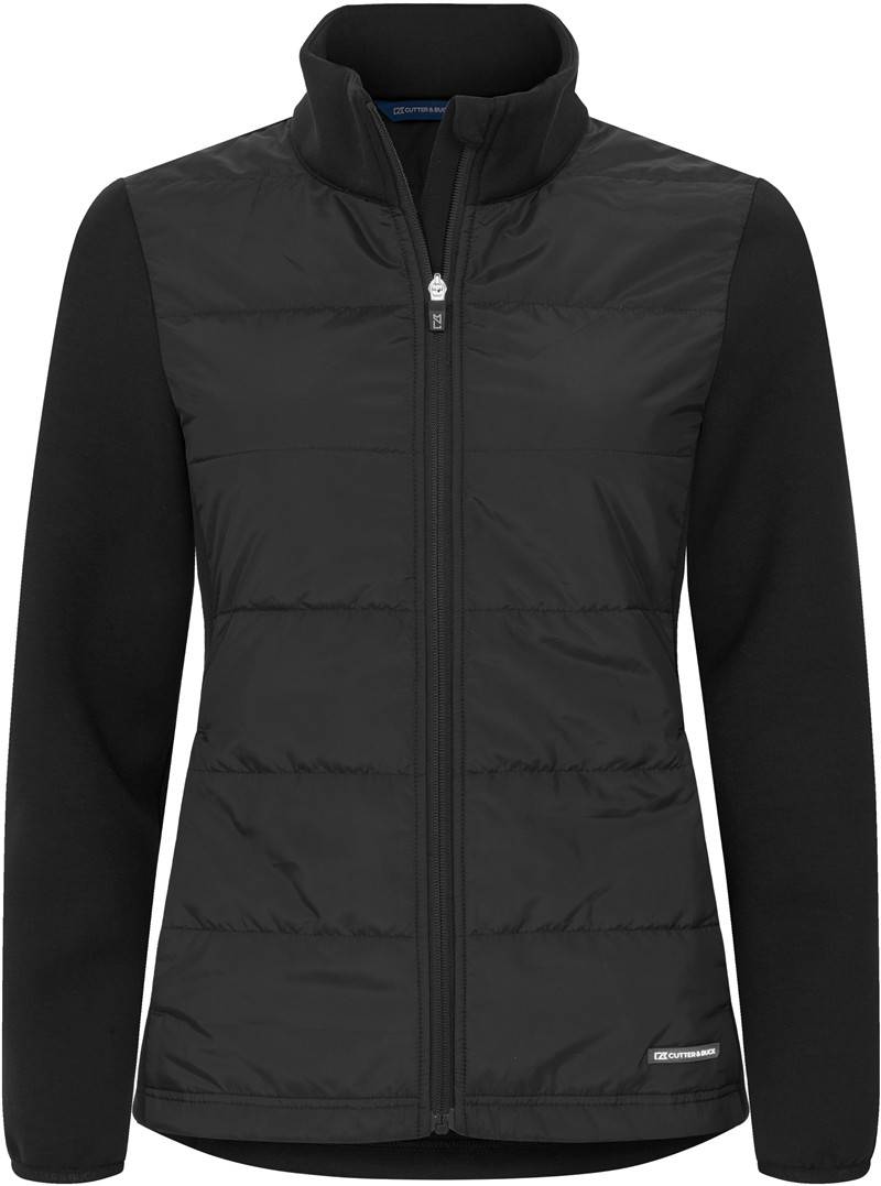 Cutter&Buck|Pemberton Hybrid Jacket W, Dámska hybrid.streč.bunda, čierna, XS
