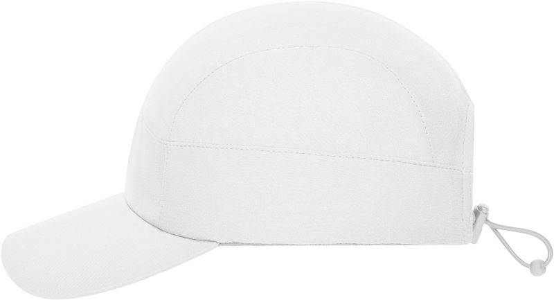 Daiber | MB 6250, 7 panelová športová šiltovka, biela, onesize