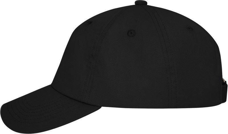 Daiber | MB 6256, 6 panelová šiltovka "Dad Cap", čierna, onesize