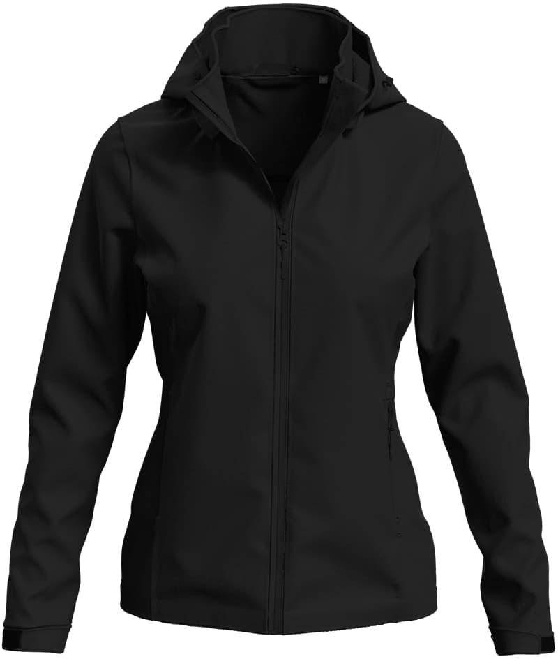 Dámska bunda Stedman Lux Softshell Jacket, Black Opal čierna, S