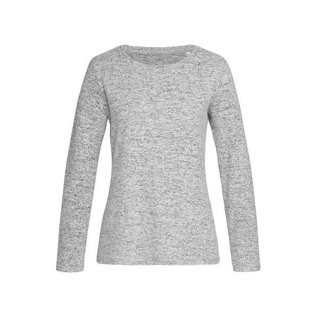 Dámska mikina STEDMAN KNIT SWEATER svetlosivá M Dámska mikina STEDMAN KNIT SWEATER svetlosivá M