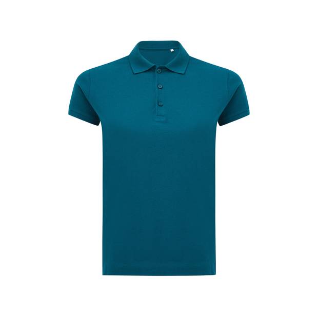 Dámske polo tričko IQONIQ Yosemite z recykl. bavlny, modrá Dark Teal, L Dámske polo tričko IQONIQ Yosemite z recykl. bavlny, modrá Dark Teal, L