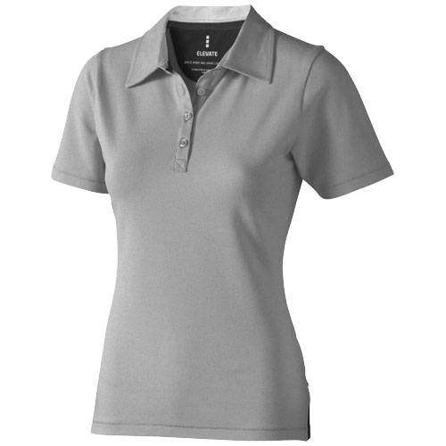 Dámské stretch polo tričko Markham, šedá melange, S