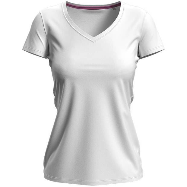 Dámske tričko STEDMAN CLAIRE V-NECK White biela, XXL Dámske tričko STEDMAN CLAIRE V-NECK White biela, XXL