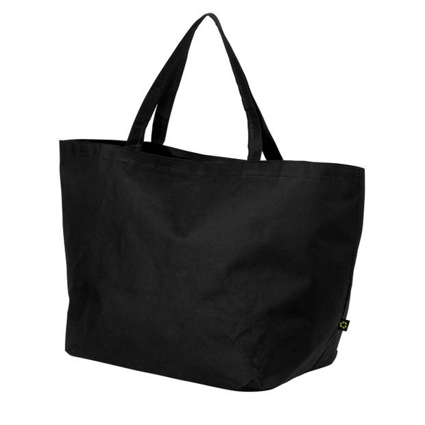 DARTEMIS veľká nákupná taška z netkanej textílie, čierna DARTEMIS veľká nákupná taška z netkanej textílie, čierna