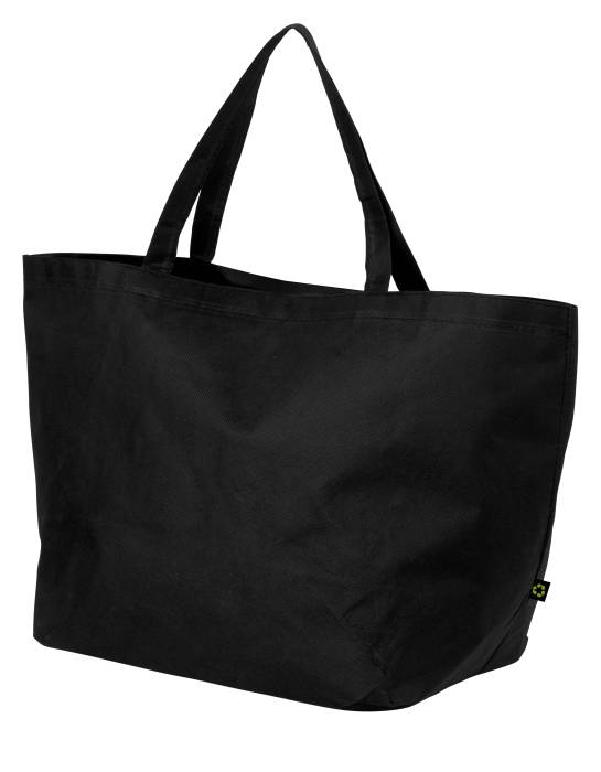 DARTEMIS velká nákupní taška z netkané textilie, černá