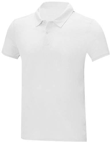 Deimos pánske polo cool fit s krátkym rukávom, biela, XS