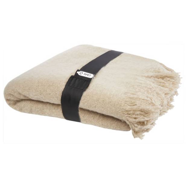 Deka z mohéru s RPET Ivy, bílá Deka z mohéru s RPET Ivy, bílá