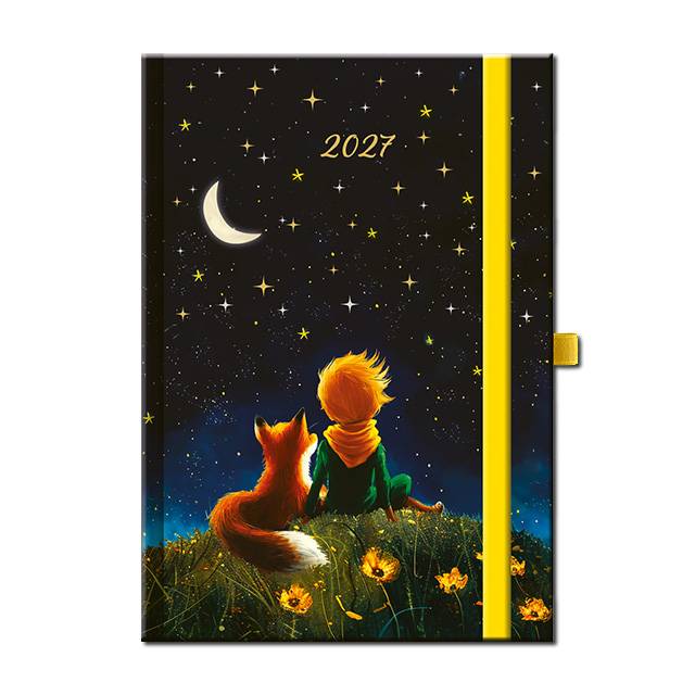 Denní diář 2027 - MALÝ PRINC s gumkou (A5)