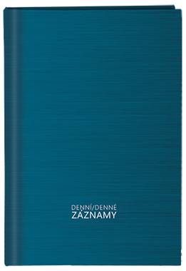 Denní záznamy - A4 - lamino - Tyrkys