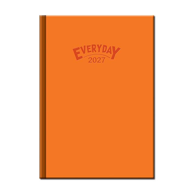 Denný diár A5 Everyday oranžový 2027