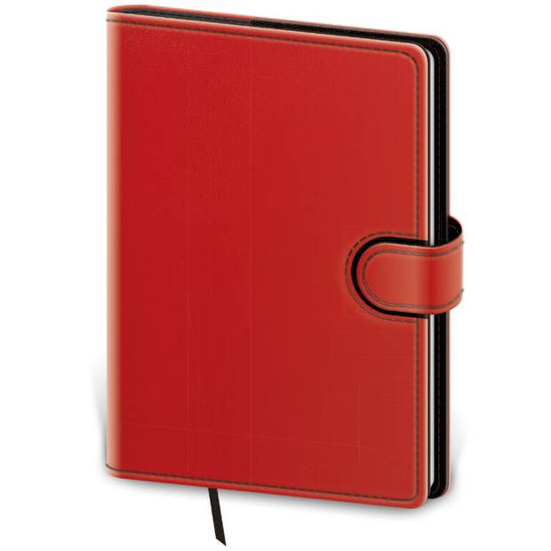 Denný diár A5 Flip červeno/čierny, 2026 Denný diár A5 Flip červeno/čierny, 2026