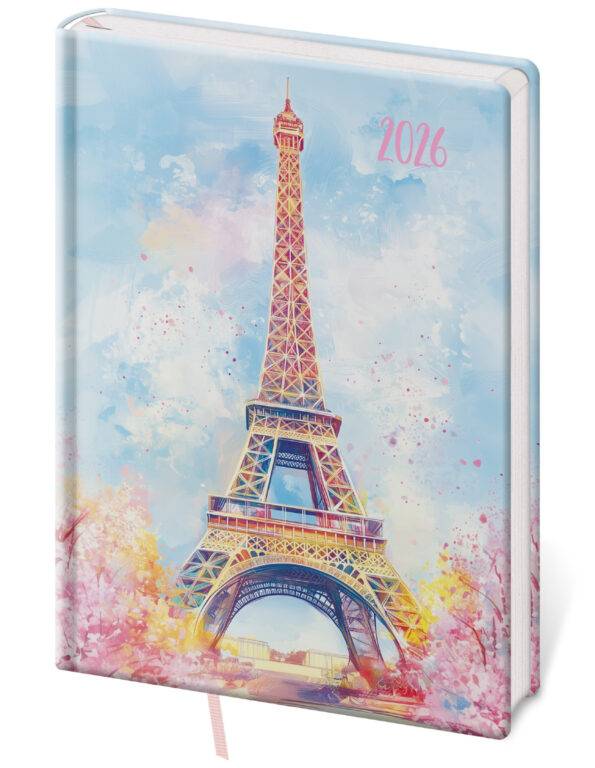 Denný diár A5 Vario Lyra Paris, 2026