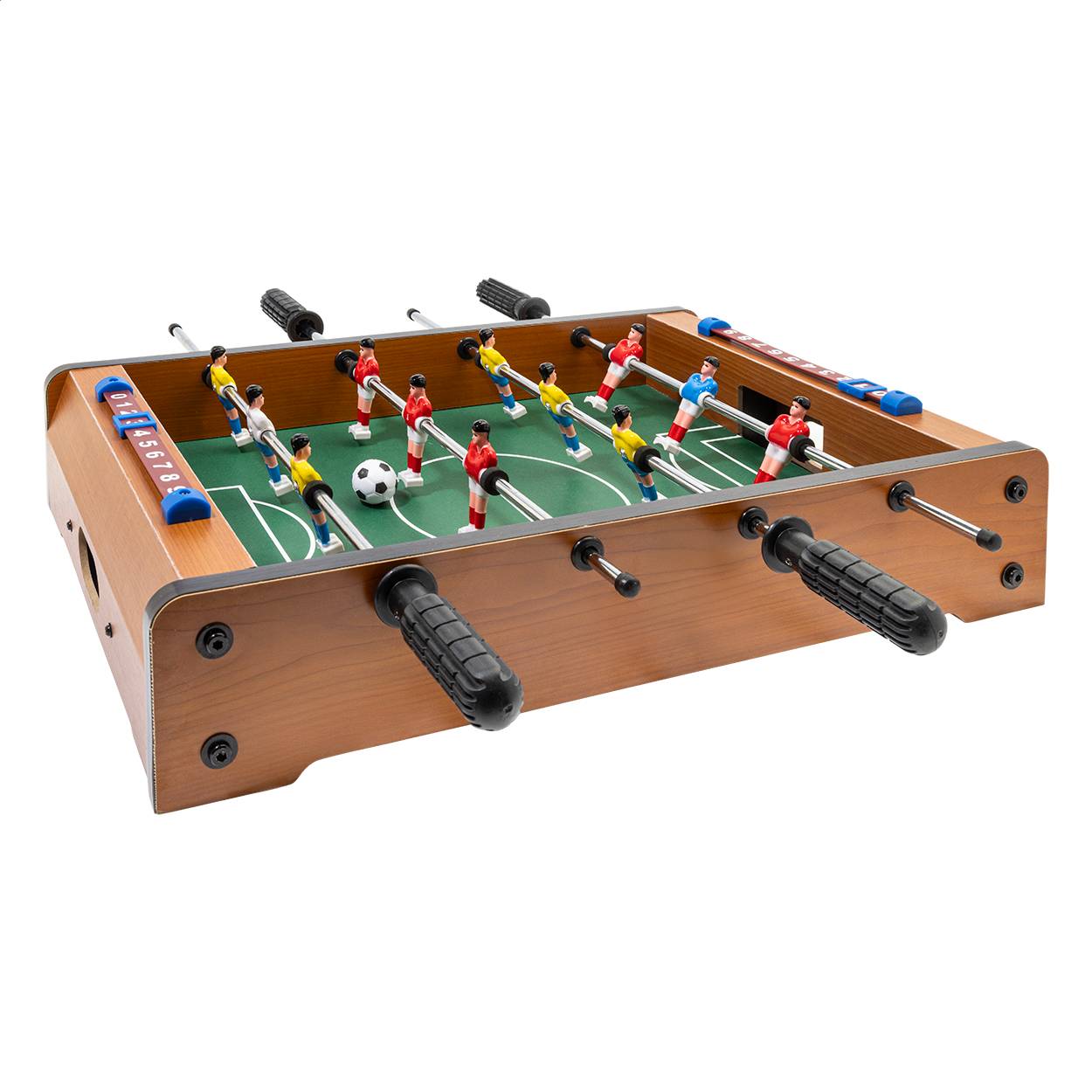 DeskChamp mini stolný futbal, hnedá Natural