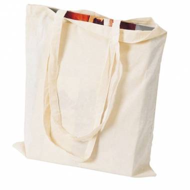 DILON bavlnená nákupná taška, prírodná