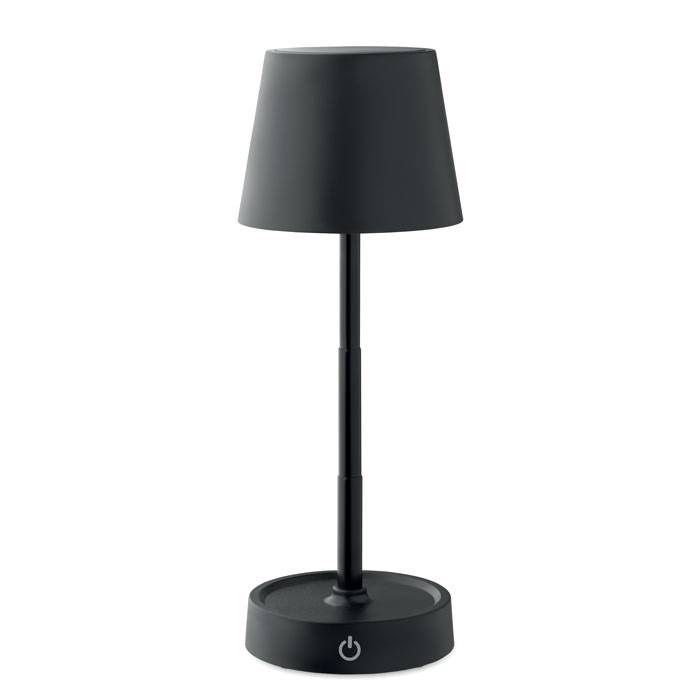 Dobíjacia stolná USB lampa, čierna