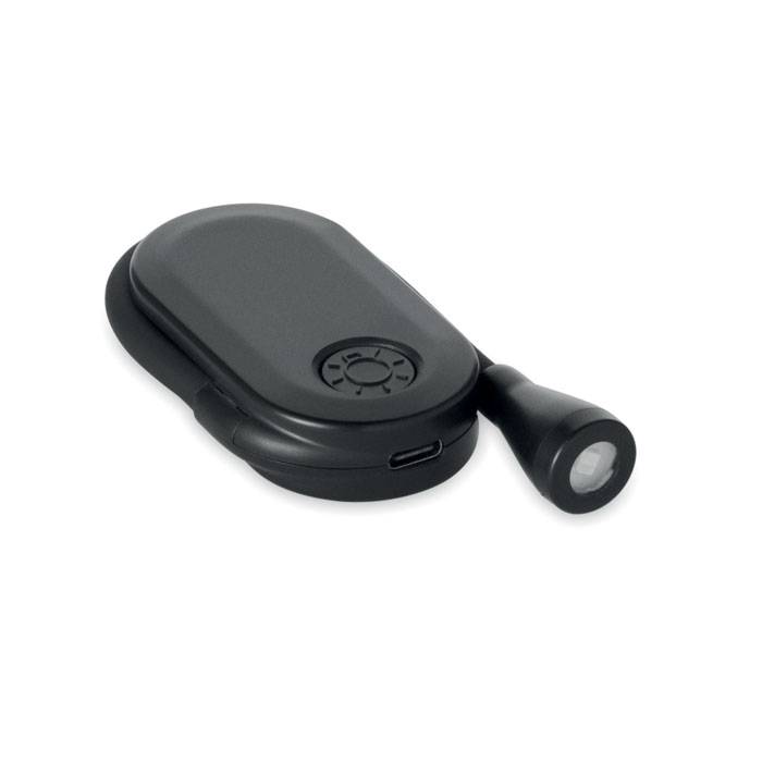 Dobíjacie svetlo na čítanie, čierna