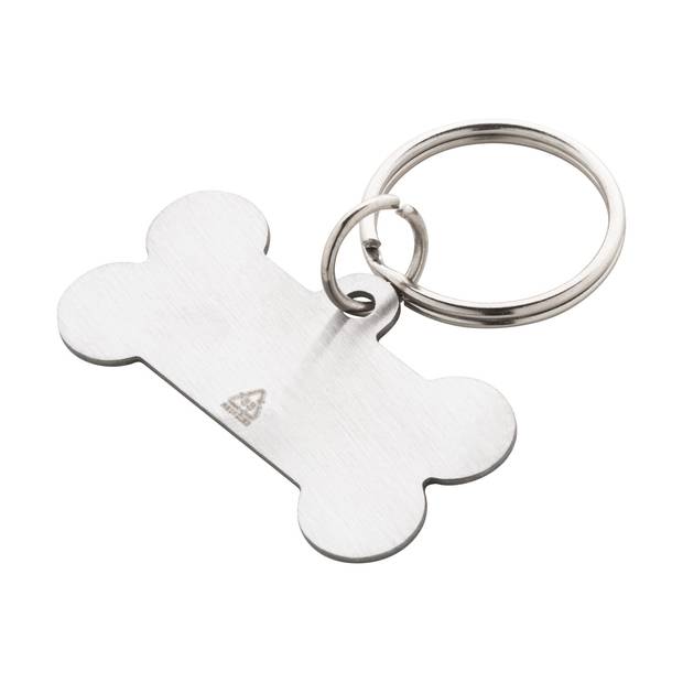 Doggo RSS psie známka, sivá strieborná Doggo RSS psie známka, sivá strieborná