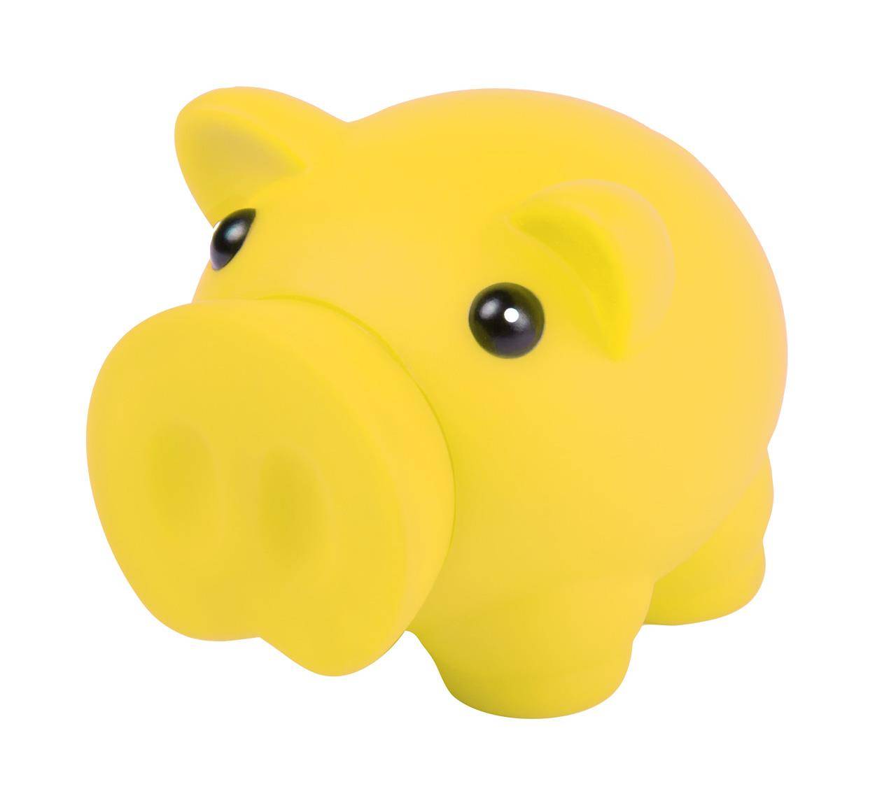 Donax pokladnička prasiatko, žltá