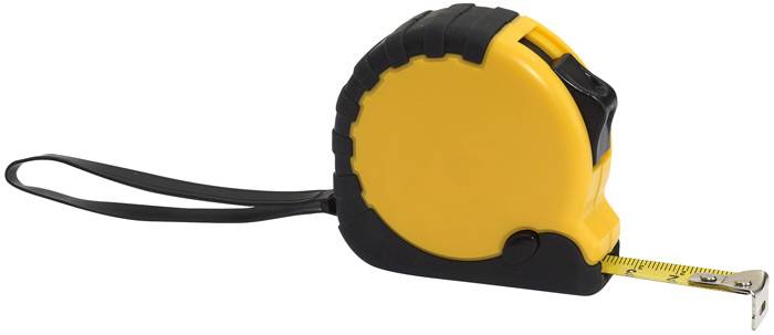 Donella svinovací metr 5 m, žlutá černá