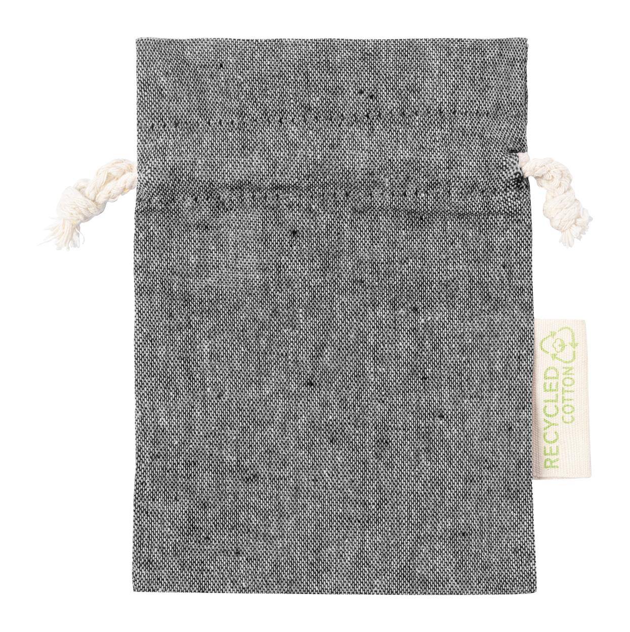 Dratinix bavlnené darčekové vrecúško, čierna  