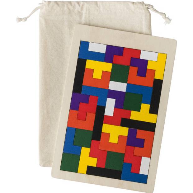 Drevená skladačka Skyla, hnedá Drevená skladačka Skyla, hnedá