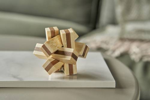 Drevená trpezlivá hra Inge, hnedá