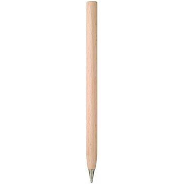 Drevené guľôčkové pero so snímateľným krytom ,čierná náplň , béžová