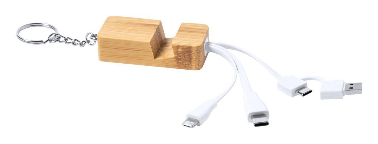 Drusek USB nabíjací kábel, hnedá