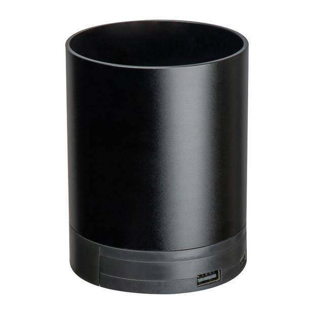 Držiak na pero z recyklovaného hliníka, čierna Držiak na pero z recyklovaného hliníka, čierna