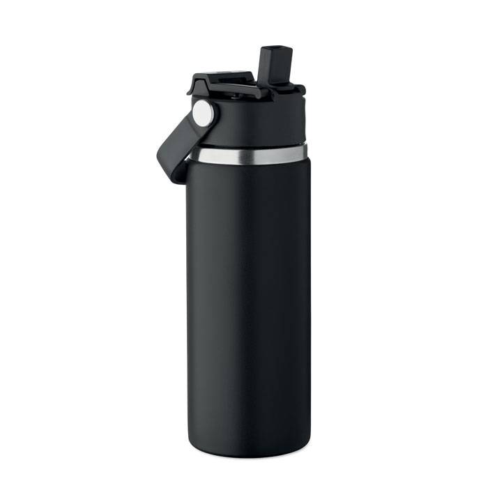 Dvojstenná fľaša 500 ml, čierna