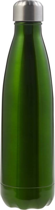 Dvojstenná fľaša na vodu, 500 ml, zelená