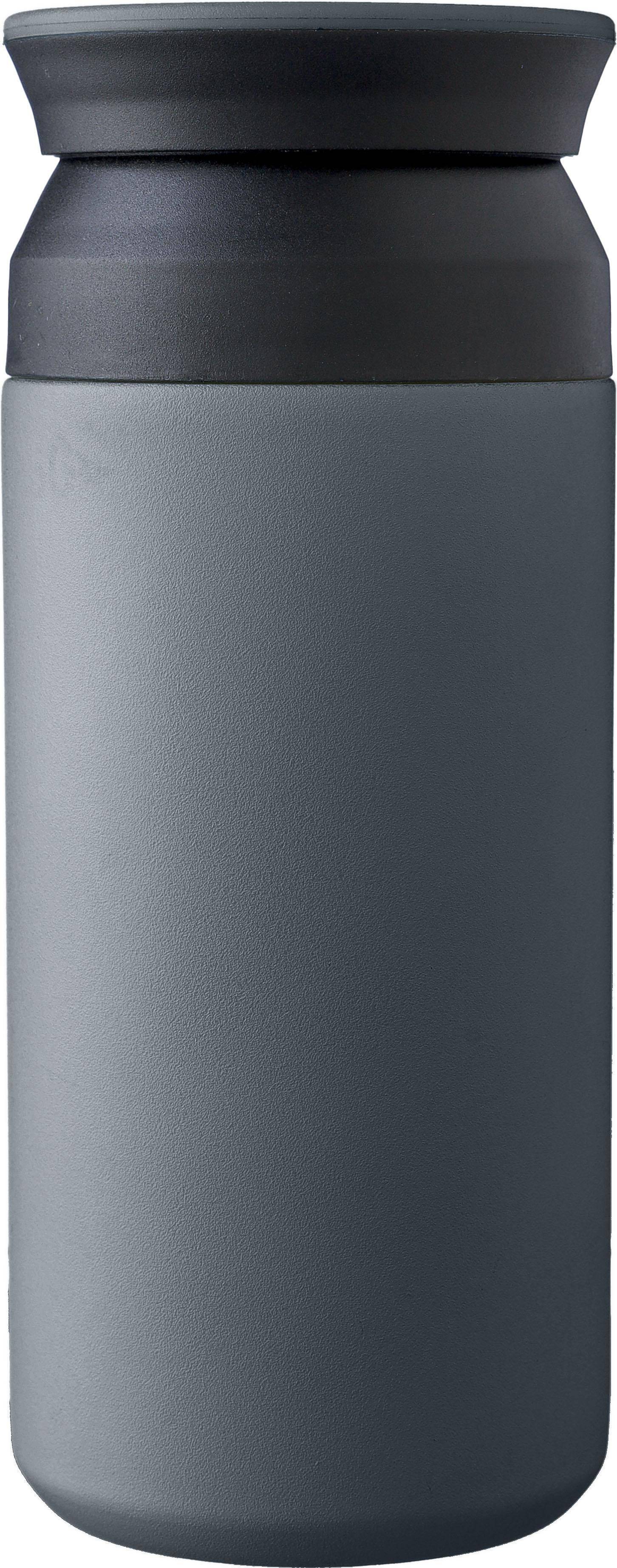 Dvojstenný hrnček na pitie z nehrdzavejúcej ocele (350 ml) Gwen, sivá