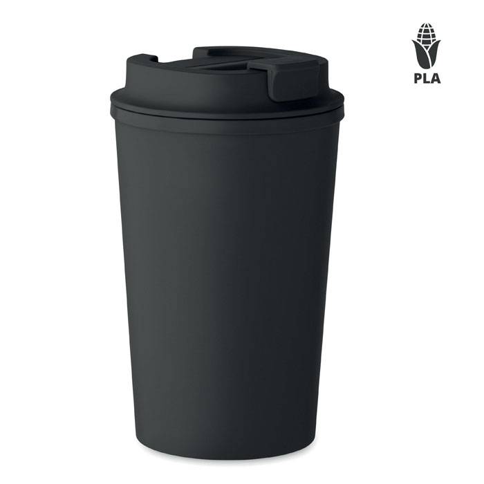 Dvojstenný kelímok 350ml, čierna