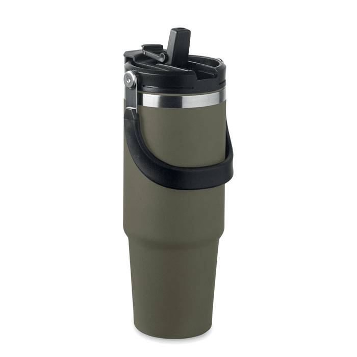 Dvojstenný pohár 850 ml, zelená Dark