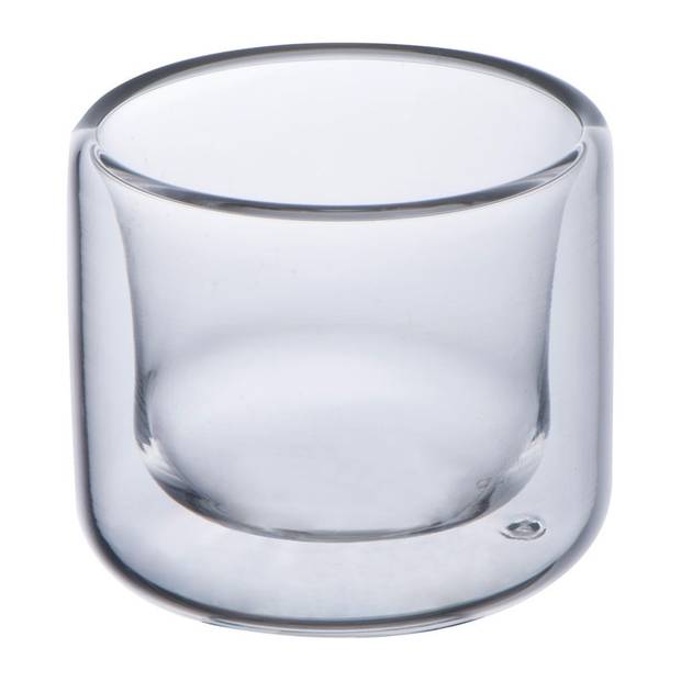 Dvojstenný pohár na espresso 50ml, transparentná Dvojstenný pohár na espresso 50ml, transparentná