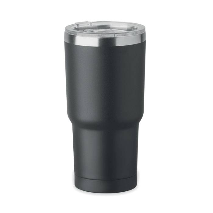 Dvojstenný pohárik 550 ml, čierna