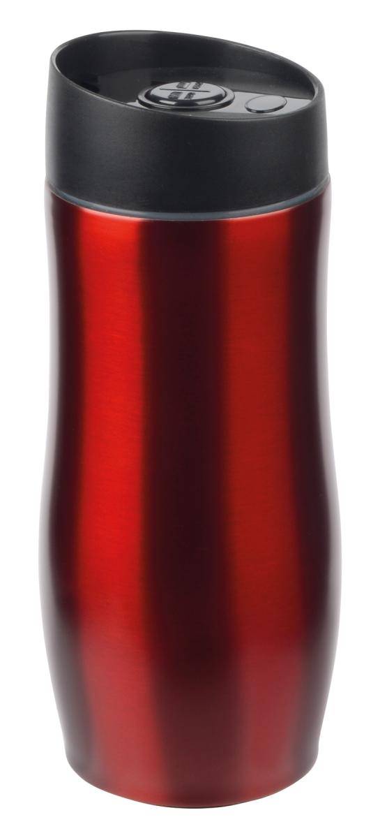 Dvoustěnný termohrnek "Classico", 380 ml, červená