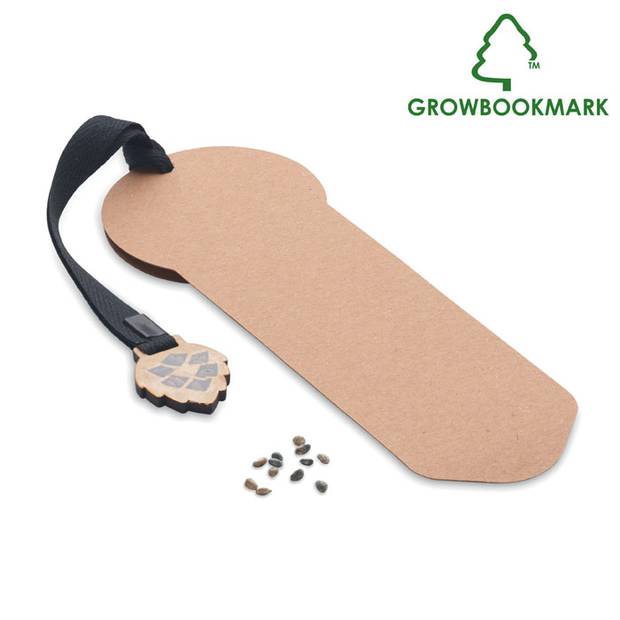 Ekologická papierová záložka GROWBOOKMARK™ Ekologická papierová záložka GROWBOOKMARK™