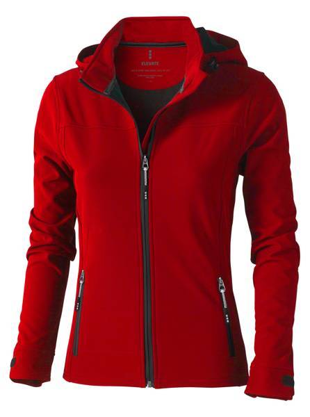 ELEVATE LANGLEY LADIES SOFTSHELL JACKET červená L
