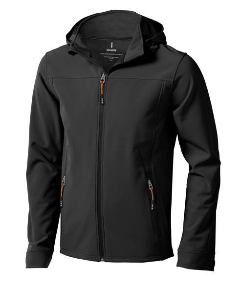 Elevate LANGLEY SOFTSHELL JACKET tm.šedá S