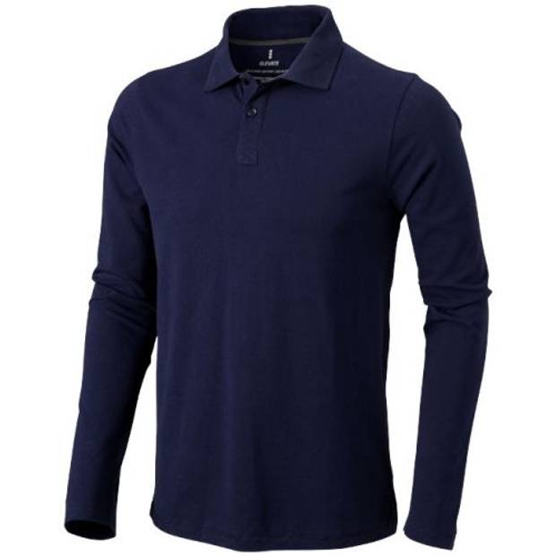 ELEVATE OAKVILLE LONG SLEEVE POLO nám.modrá S ELEVATE OAKVILLE LONG SLEEVE POLO nám.modrá S